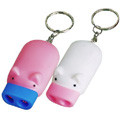Pink Pig Mini Led portachiavi, portachiavi solare personalizzati / portachiavi per regali promozionali