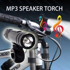 Torcia regolabile della torcia elettrica dello stroboscopio portatile LED con il lettore MP3 YSF - MT08