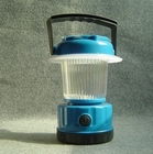 Lanterna di campeggio delle batterie LED delle cellule del litio + del pannello solare, lampada portatile ricaricabile di 9leds 6lumen/led Dimmable LED