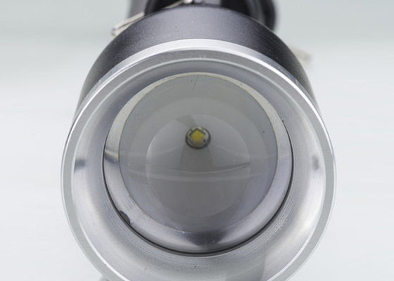torcia elettrica con la funzione dello zoom, torcia principale potente di alto potere di emergenza con 2 * batteria di D