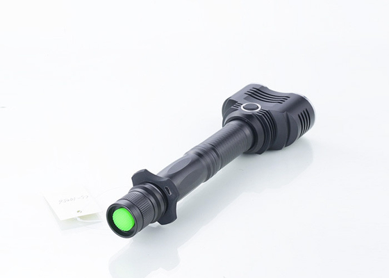 Torcia elettrica tattica anti- dell'abrasivo 1800Lm LED, torcia principale ricaricabile