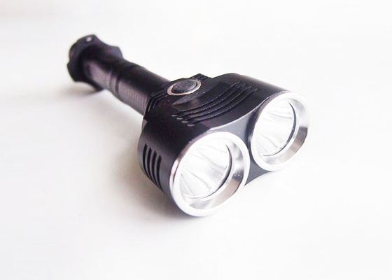 Torcia elettrica tattica anti- dell'abrasivo 1800Lm LED, torcia principale ricaricabile