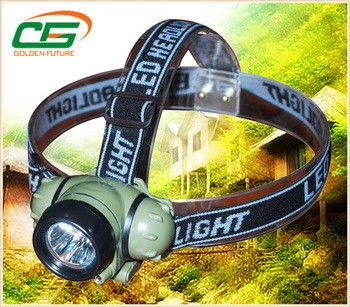 Cree ricaricabile della torcia della testa dello ione 3W LED del litio, LED bianco Headtorch