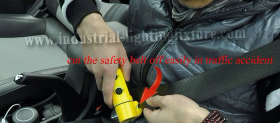 L'emergenza dell'automobile principale il colore giallo ha condotto la torcia elettrica ricaricabile con 9 LED