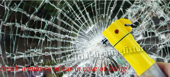 L'emergenza dell'automobile principale il colore giallo ha condotto la torcia elettrica ricaricabile con 9 LED