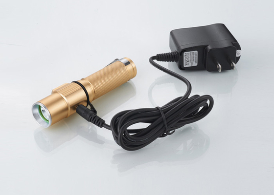 il mini alluminio 5watt ha condotto la torcia elettrica principale tattica di campeggio della torcia ricaricabile