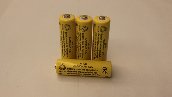 Batteria ricaricabile della torcia della batteria di torcia elettrica ricaricabile di aa 1.2V 900mAh NiCD