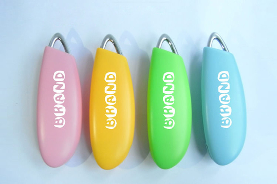 blu di potere della torcia elettrica mini del keychain esterno professionale della banca, verde
