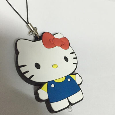 PVC molle principale sveglio Hello Kitty di plastica Keychain mini per gli accessori della borsa