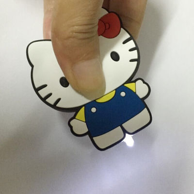 PVC molle principale sveglio Hello Kitty di plastica Keychain mini per gli accessori della borsa