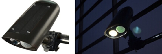 L'iarda solare del Cree 250lm LED si accende, lampade principali supporto della parete della torcia di 2W LED