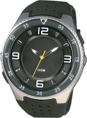 Gli orologi analogici sportivi rotondi degli uomini con resistente di acqua principale di 100m e della torcia