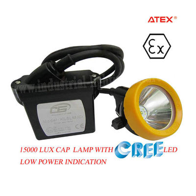 KL5LM impermeabilizzano la lampada da miniera della sicurezza LED della miniera 3.7V 15000 lux, lampada da miniera ricaricabile