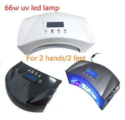 66W lampada UV del chiodo di alto potere CCFL LED, un chiodo di 2 mani LED che cura lampada