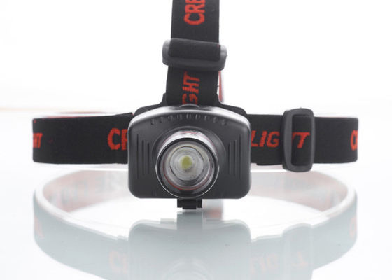 Torcia 180LM della testa dello zoom LED con l'anello rosso, faro ricaricabile per correre