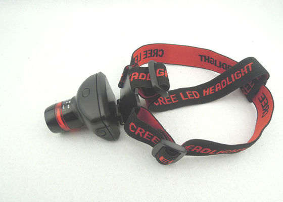 Torcia 180LM della testa dello zoom LED con l'anello rosso, faro ricaricabile per correre