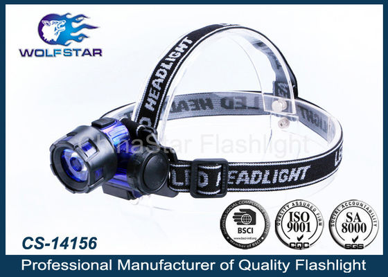 torcia della testa di alto potere LED di 3W LED PMMA LEN con 3 batterie AAA di x
