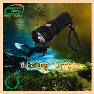 L'alto potere di alluminio 30w della maniglia del corpo impermeabilizza la torcia d'immersione principale Ip68